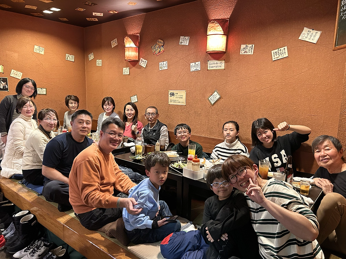 キャサリン先生がご家族と神戸に