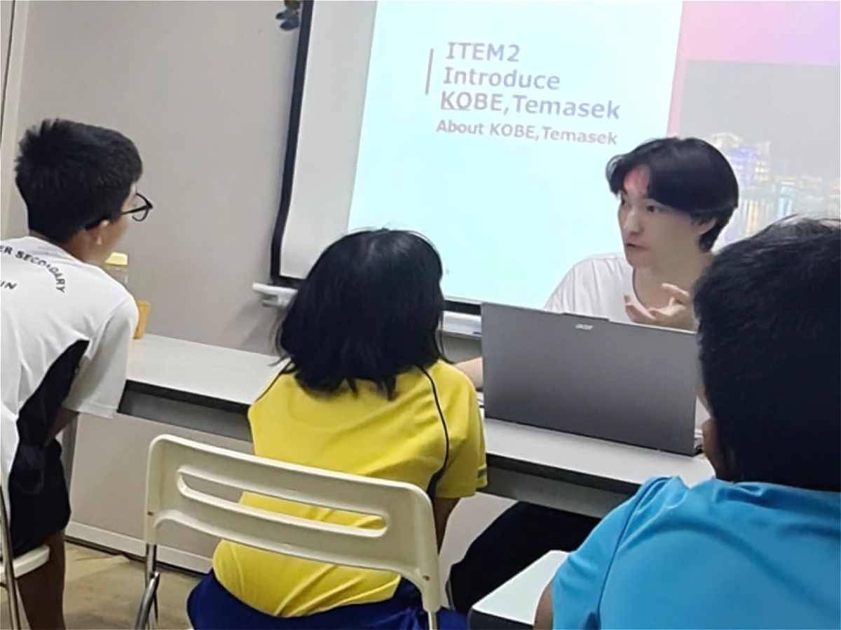 菅原海斗さんがシンガポール留学