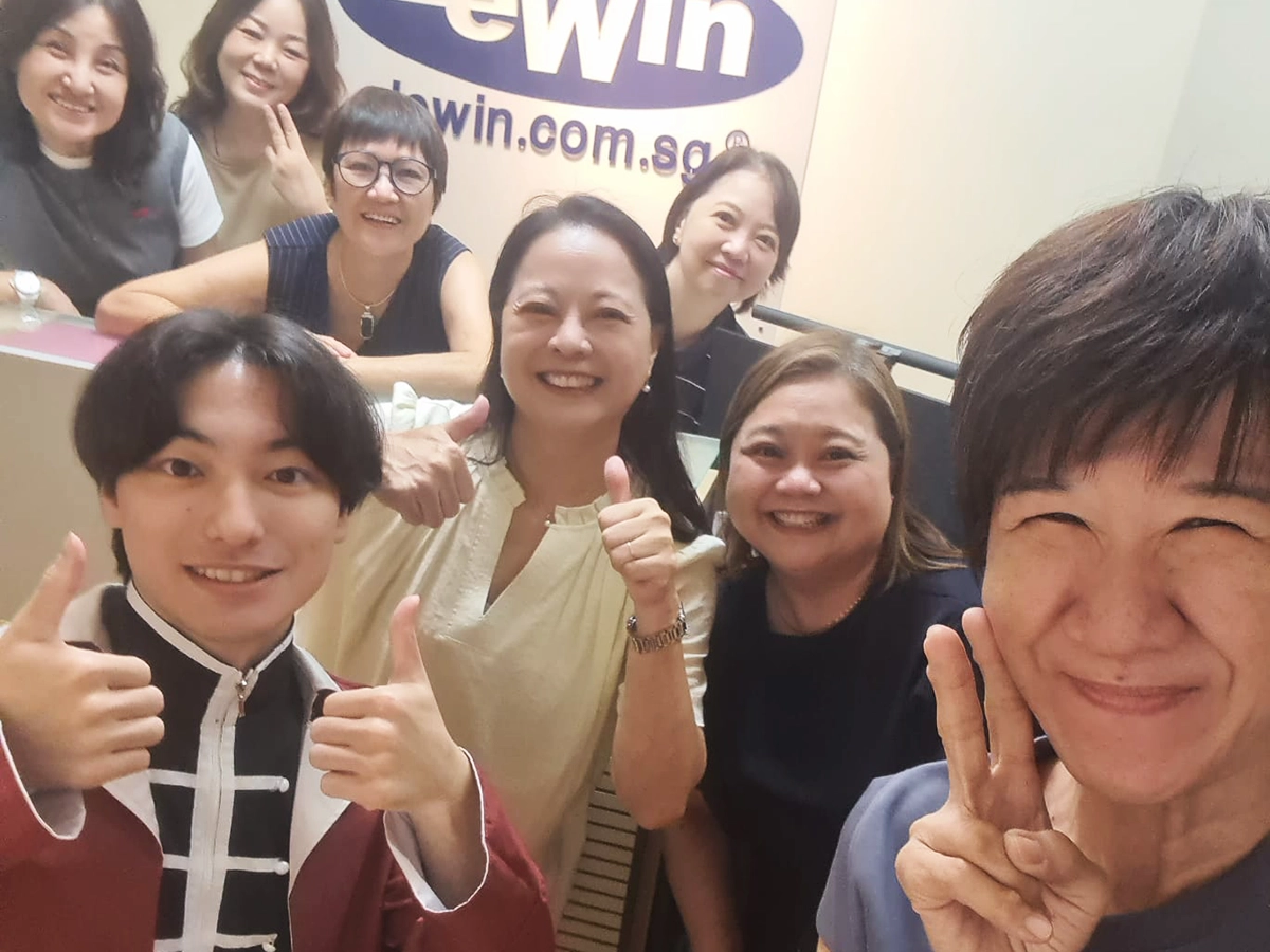 菅原海斗さんがシンガポール留学